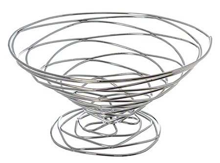 American Metalcraft BNC9 Conical Birdnest Wire Basket, 9-Inch, Chrome