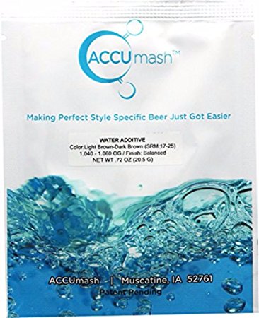 Accumash Water Treatment (SRM 17-25,BALANCED,1.04-1.06 OG)