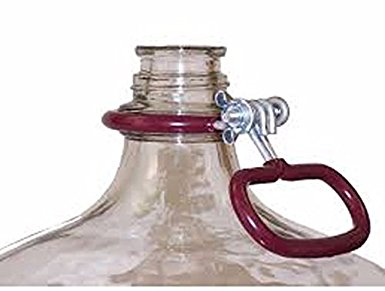 Krome B00N5FF1W4 FBA_Does Not Apply Glass 6.5 Gallon Carboy Handle Heavy Duty, Red