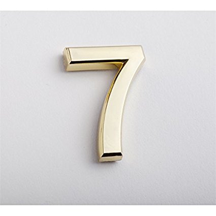 #7 - 3D Modern Plastic Number (4.75