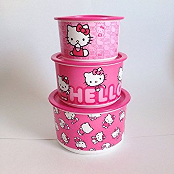 Tupperware Hello Kitty Canister Set