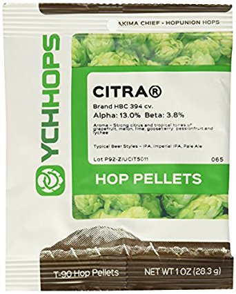 Home Brew Ohio B015RMGBLW FBA_Does Not Apply Citra Hop Pellets 3 Ounce, Green