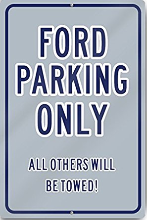 Ford Parking Only Novelty Sign 12