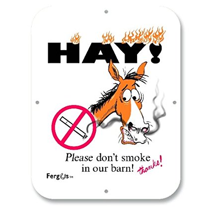 Fergus Stall/Barn Sign Dont Smoke